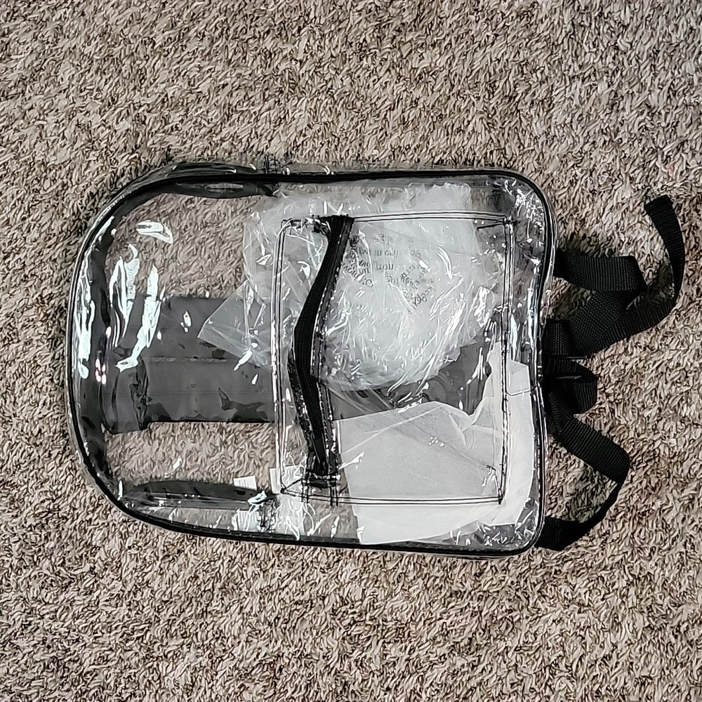 Stadium backpack/ clear bag NWOT